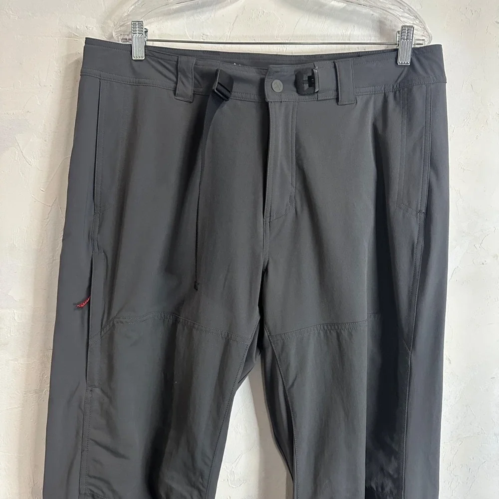 REI Co-op Savanna Trails Pants Mens 38W x 34L Gray Nylon Hiking Fishing Outdoor